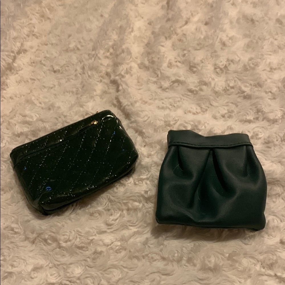 Elegant Green Women's Clutch Set